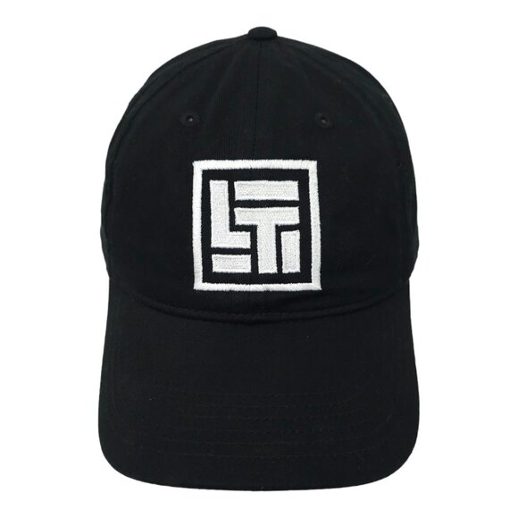 Econscious Embroidered Black Adjustable Tuck Strap Cap Trucker Baseball Golf Hat - Picture 1 of 13
